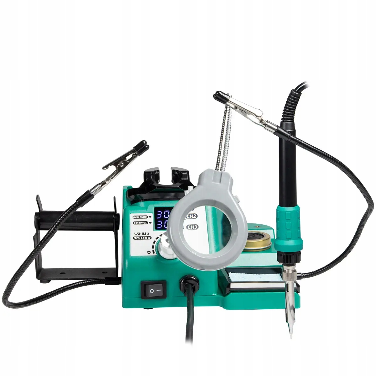 Stanice na hroty 900M-T lupa lampa třetí ruka 130W Yihua 926 Led IV