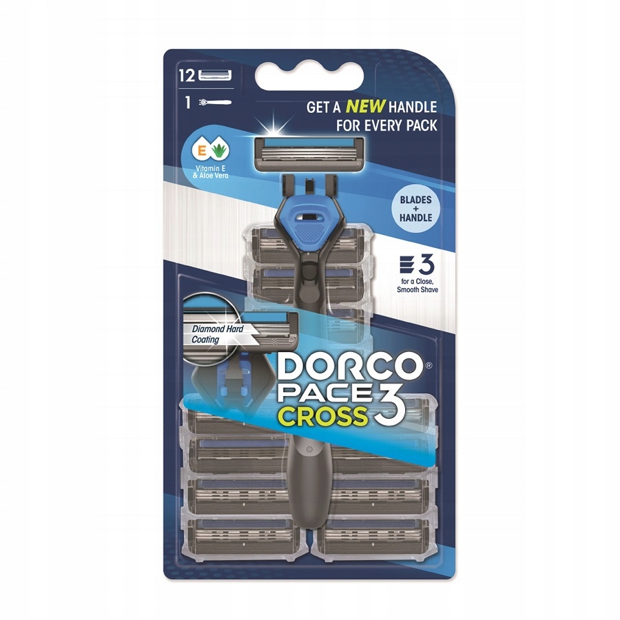 

Dorco Men Maszynka Do Golenia 3 Ostrza 12 Wkłady