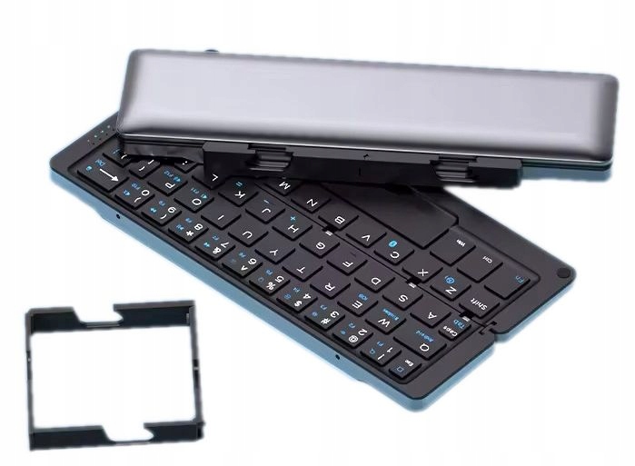 Klawiatura składana bezprzewodowa Bluetooth z podstawką do telefonu tabletu