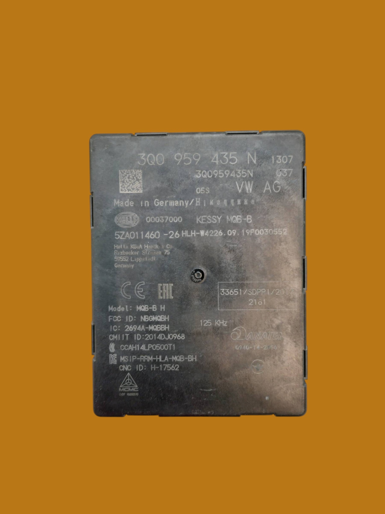 modulo KEYLESS KESSY 3Q0959435N Skoda Superb III (2015-)