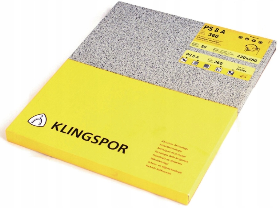 Водоустойчивая наждачная бумага P2500 KLING 50PCS