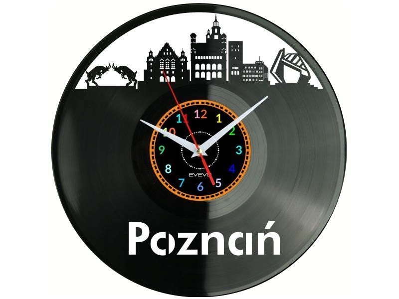 Poznaň Město Polsko Nápad na Dárek Nástěnná Dekorace z vinylové desky