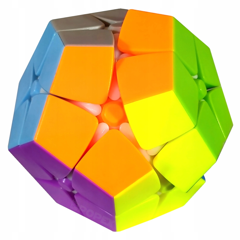 ORYGINALNA KOSTKA MEGAMINX 2x2 KILOMINX GRA PREZENT DLA DZIECKA + PODSTAWKA Marka Popex