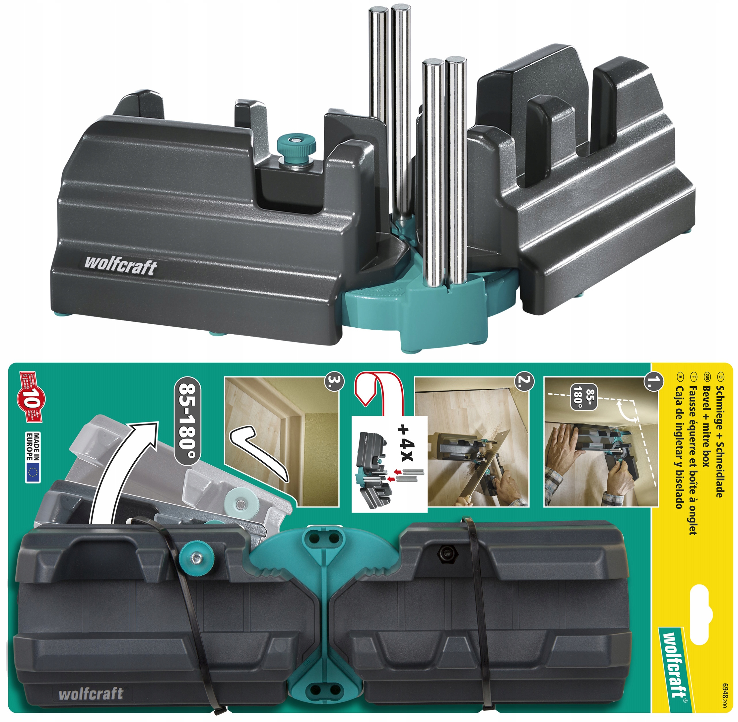 Regulovatelná útočná schránka 6948200 Wolfcraft 100