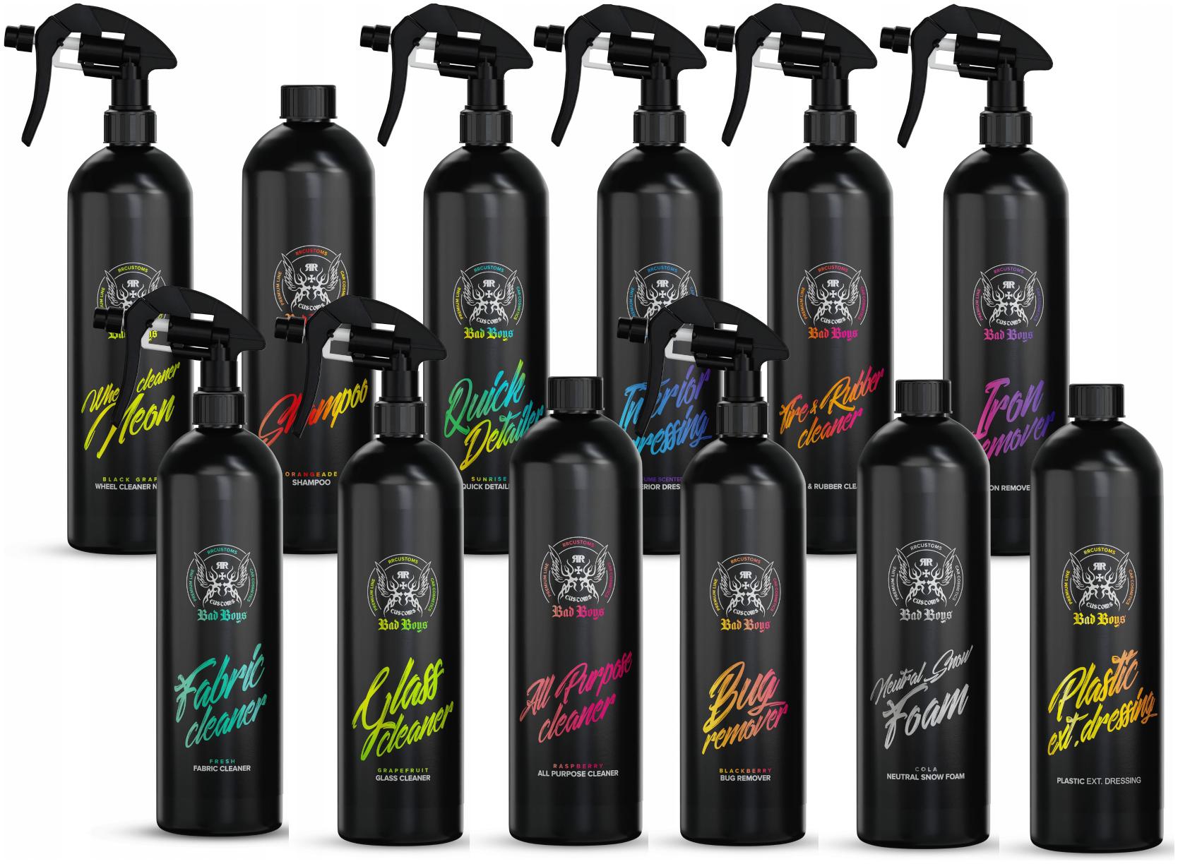 RR Customs RRC Bad Boys Mega Zestaw Kosmetyków Do Auta Detailing Prezent