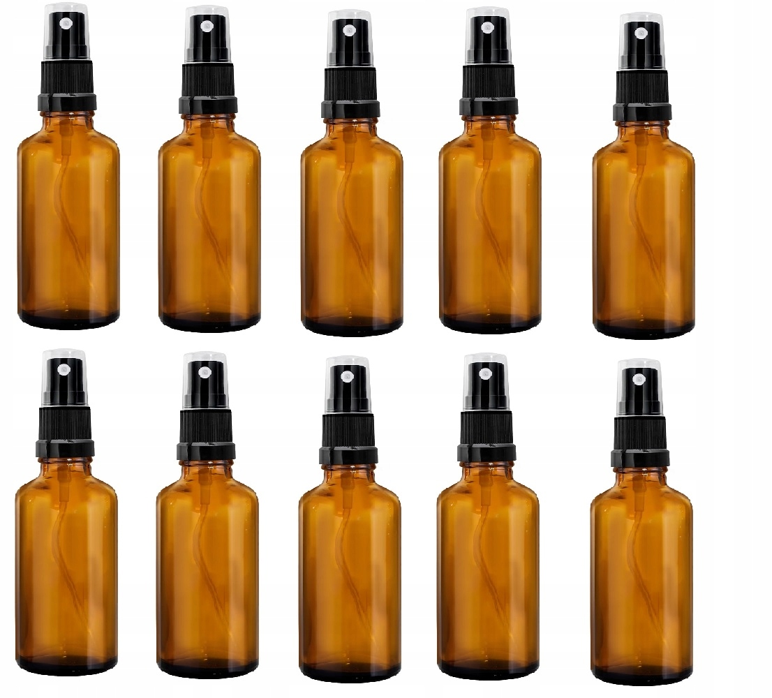 

Butelka Szklana Brązowa 100ml Z Atomizerem Cz 10x