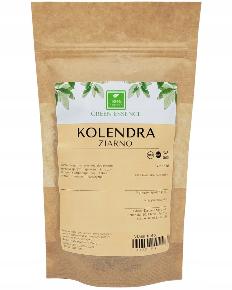 

Naturalna Kolendra Ziarno 100g Nasiona Kolendry