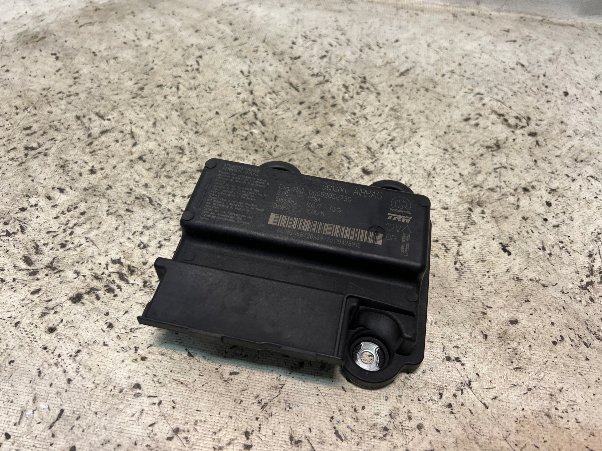 FIAT TIPO II 15- SENSOR AIRBAG MODUŁ PODUSZEK EU