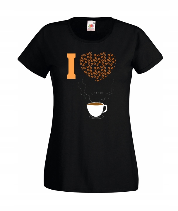 

L Koszulka Damska Kawa Coffee Espresso Latte