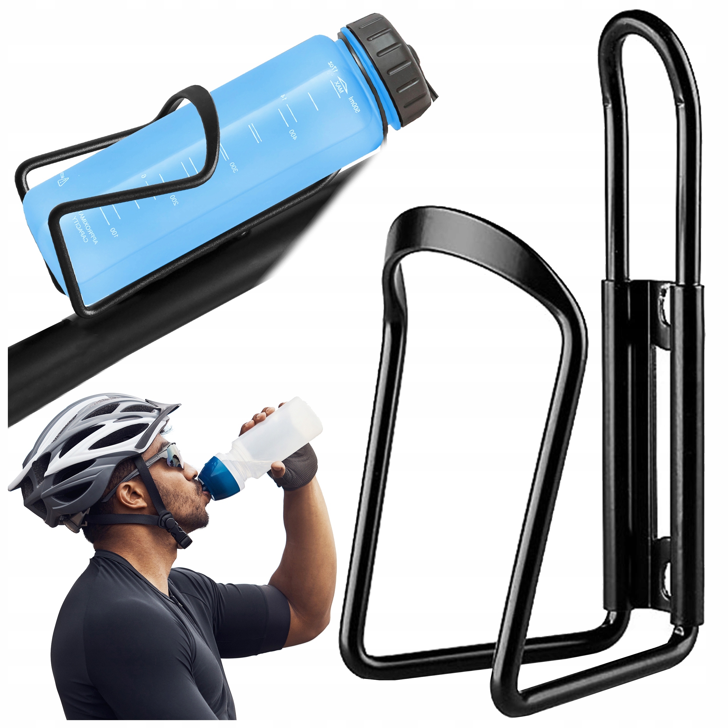 

Koszyk Na Rower Uchwyt Na Bidon Butelkę Aluminiowy