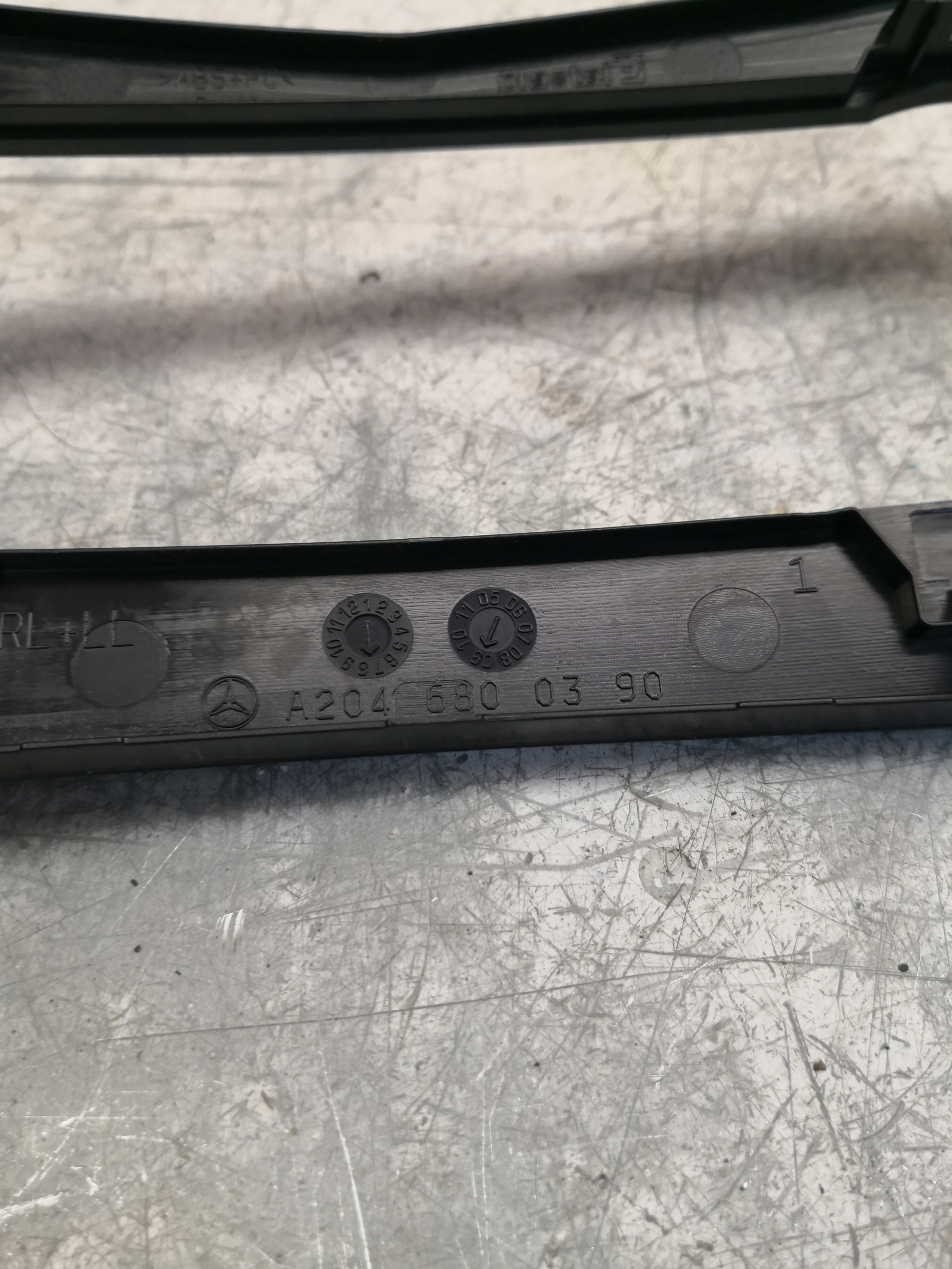 RAHMEN PANELU klimaanlage MERCEDES W204