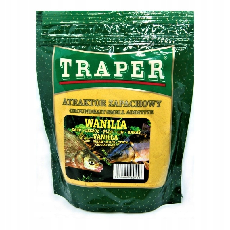 Atraktor Zanętowy Traper Wanilia 250g Aromat Wędkarski Na Spławik Grunt