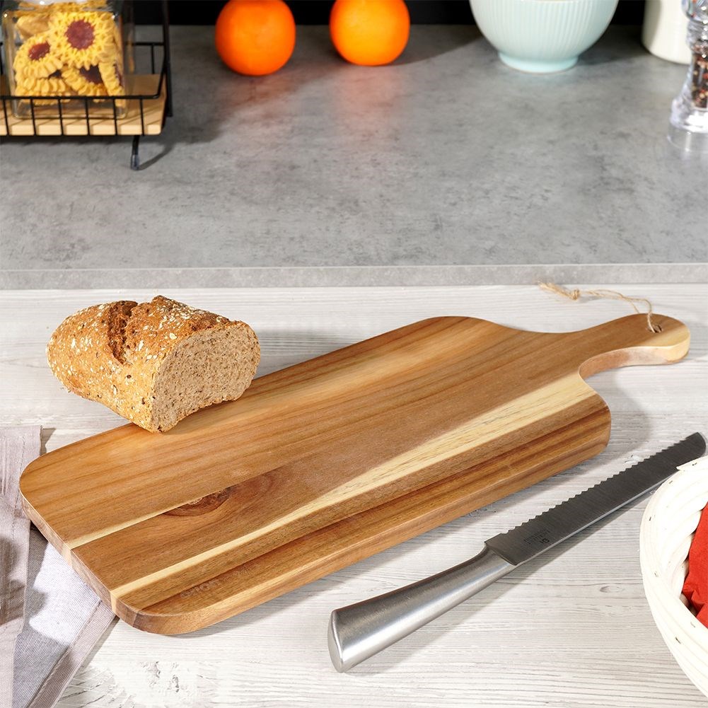 Deska AKACJOWA do krojenia serwowania 49x19cm DUŻA Marka Orion