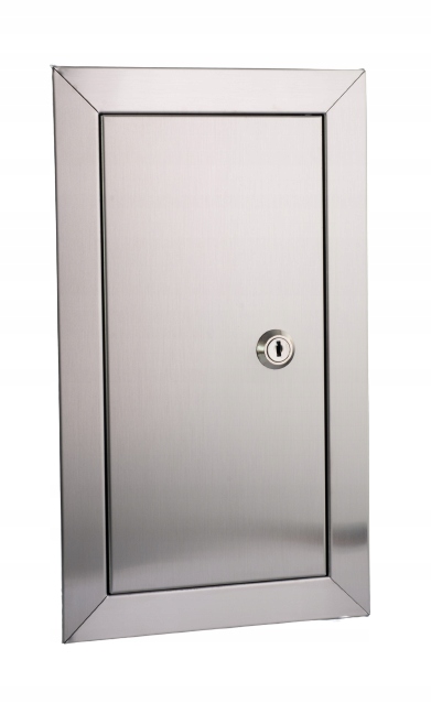 

Drzwiczki kominowe wyczystka metalowe inox 13x26