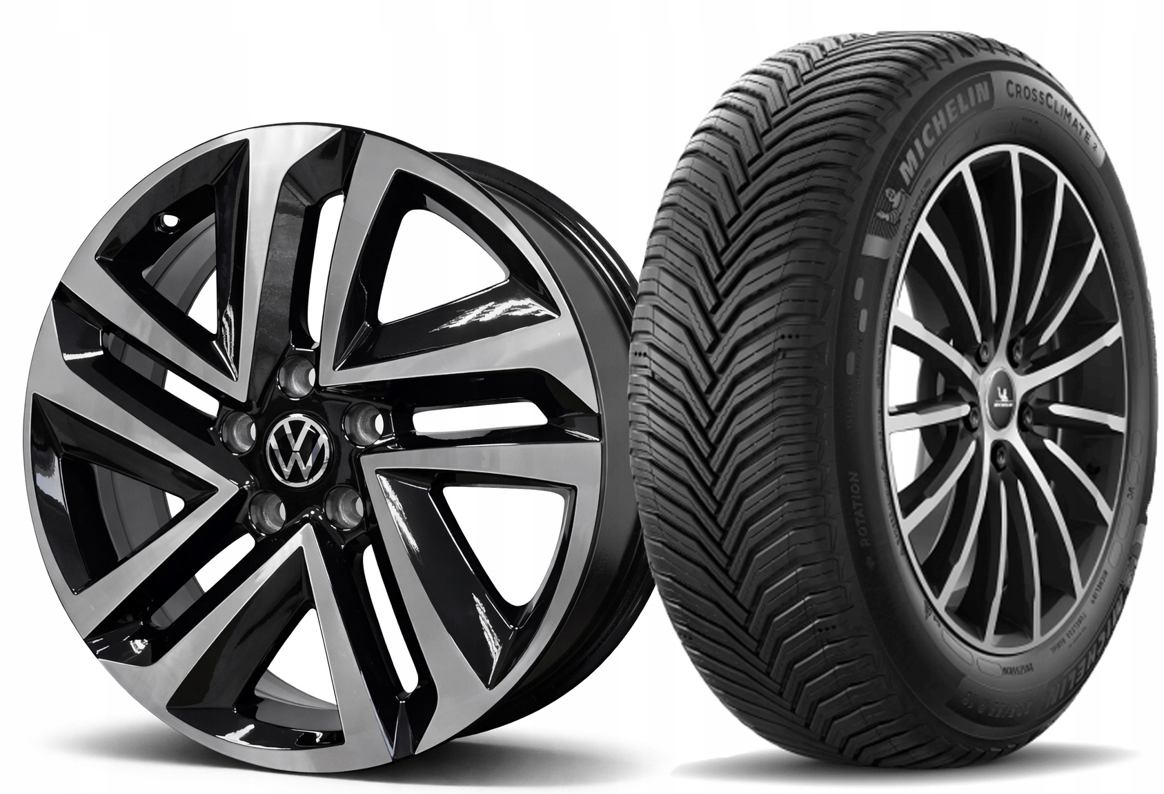Nové celoročné kolesá Vw Tiguan Seat Tarraco Škoda Kodiaq 18 Palcov Michelin