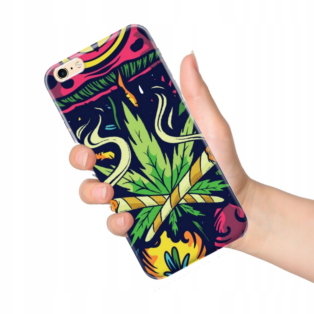 

Etui do Iphone 6 Plus / 6S Plus wzory Ganja guma