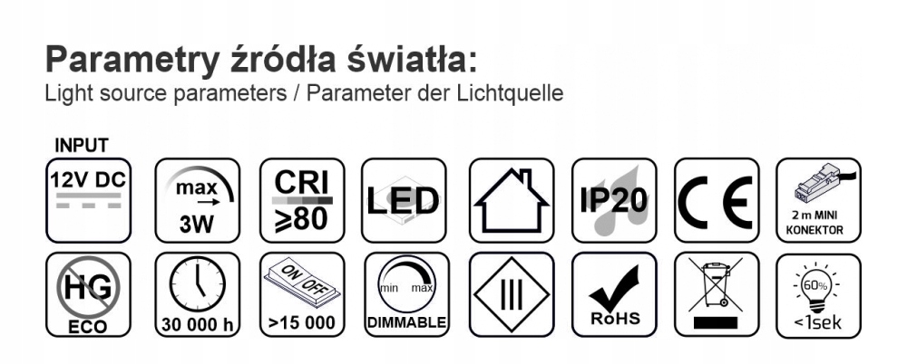 Oprawa nawierzchniowa LED, ORBIT XL, 3W, biały, barwa neutralna Marka Design Light