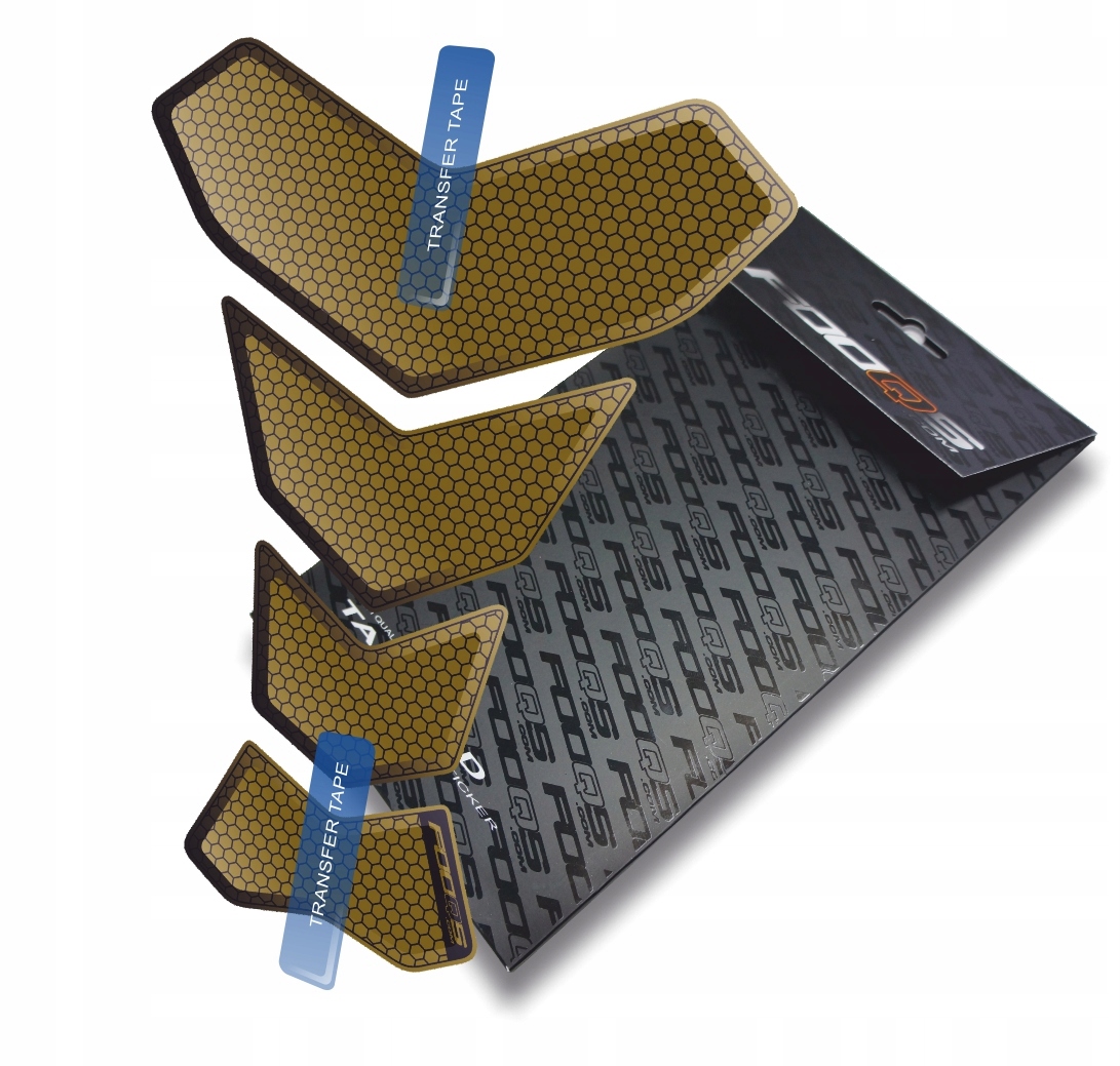 Tankpad od firmy Fooqs, univerzální nálepka na nádrž, zlatá