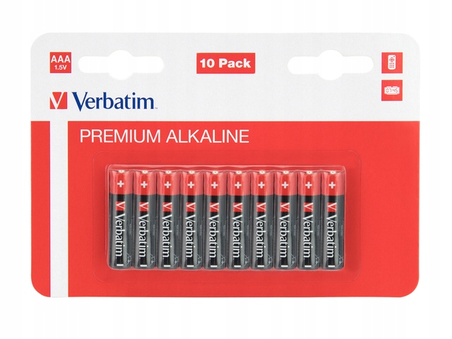 

Baterie Alkaliczne Verbatim LR3 Aaa Blister 10 Szt