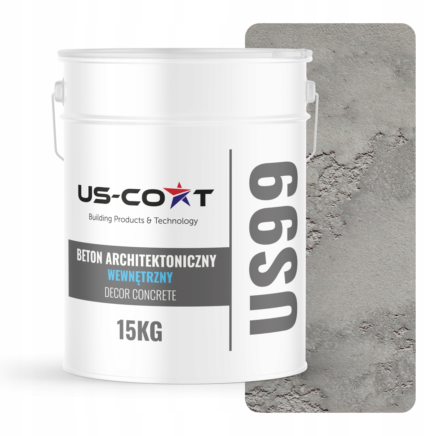Vnitřní Architektonický Beton Šedý Přírodní F275 10 m2 15 kg Na Zeď