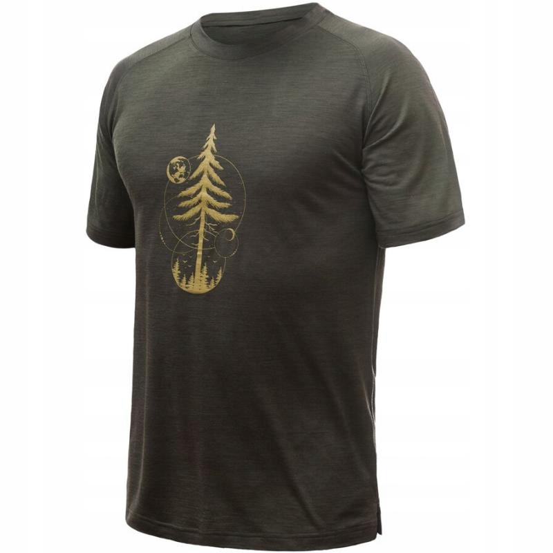 Sensor Triko Merino Air Pt Earth pánské krátký olivově zelená L