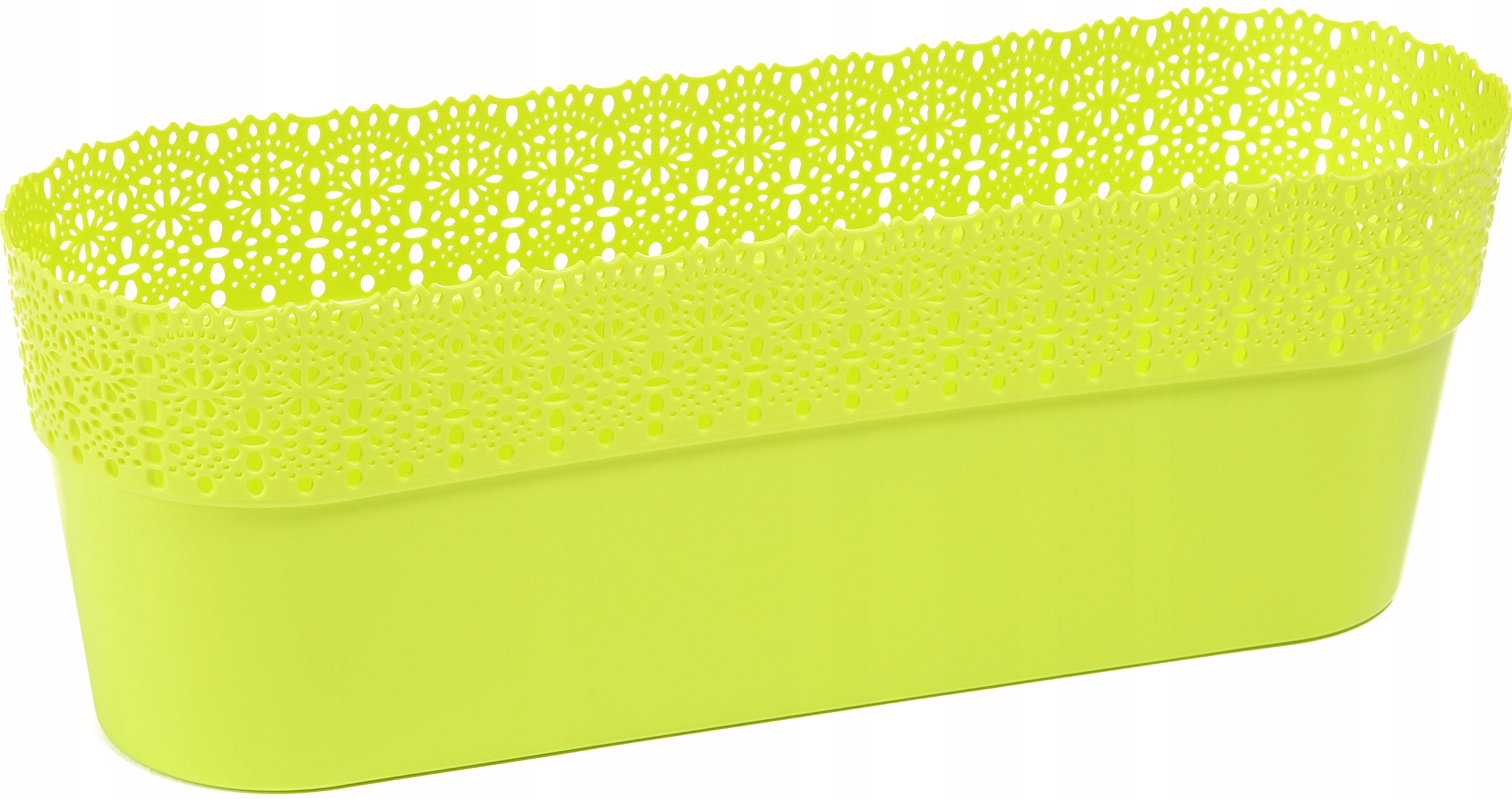

Doniczka Owalna Bella 38x12,9X13,5cm Limonka