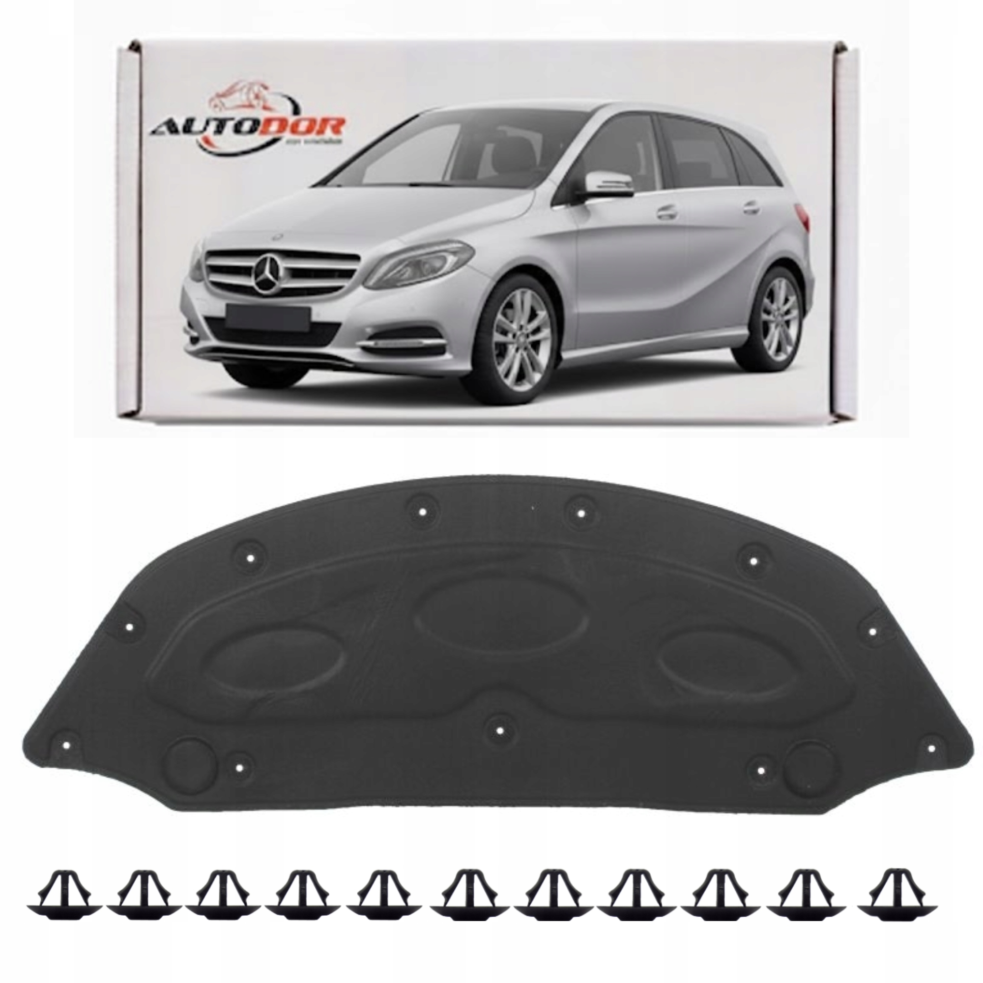 Mercedes Třída B W246 Tlumení Nárazů Izolační Podložka Masky Sponky A2466820126