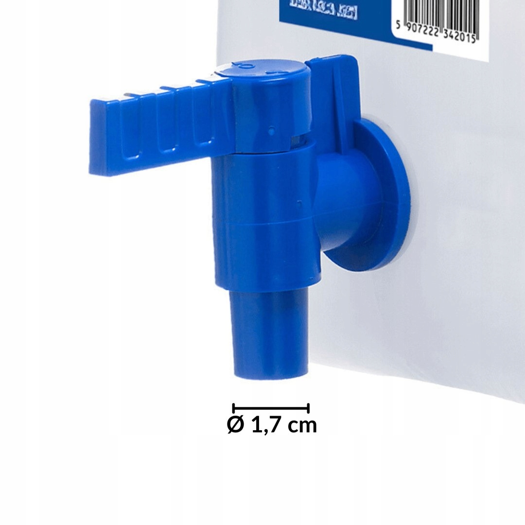 PRZENOŚNA UMYWALKA TURYSTYCZNA POJEMNIK NA WODĘ Z DOZOWNIKIEM 20L Rodzaj kanister