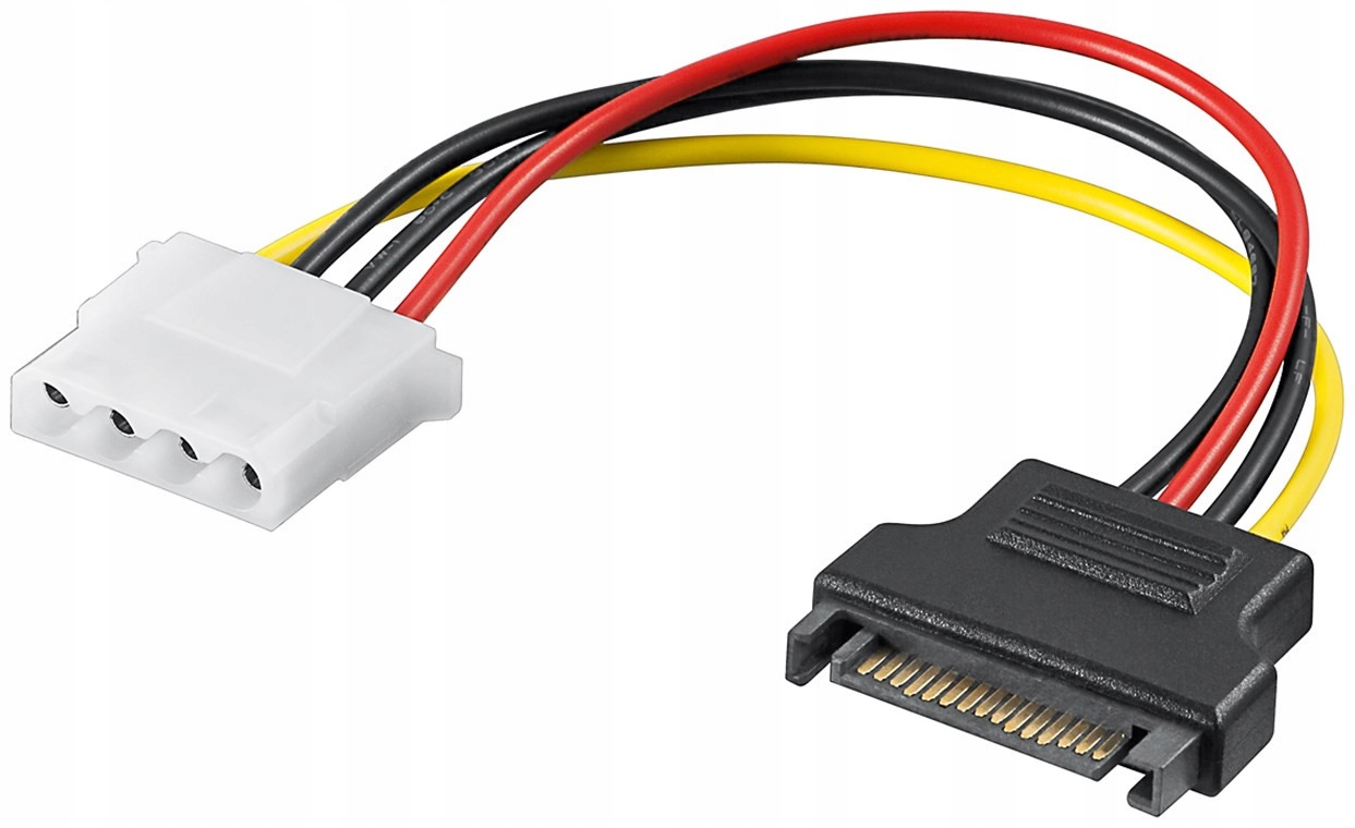 

Kabel zasilający do komputera, gniazdo Sata 0.17m