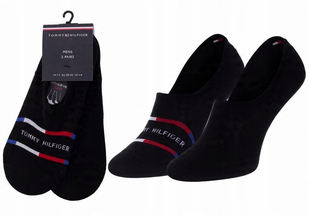 

Tommy Hilfiger Męskie Mikrostopki 2P Black r.39-42