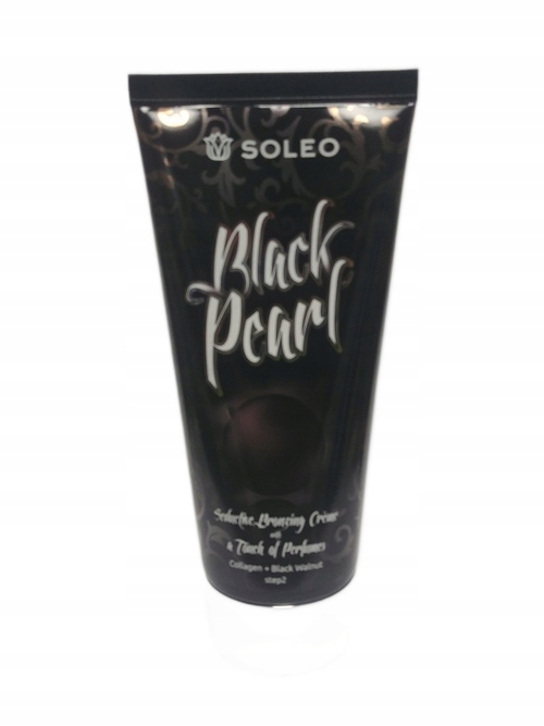 Soleo Black Pearl bronzující balzám s kolagenem pro opalování solária 150 Ml