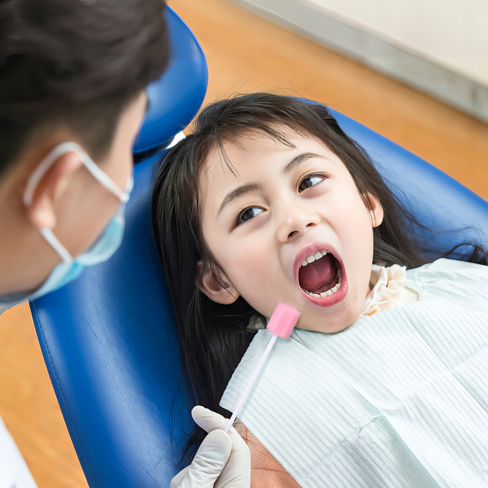 100 Różowych Wacików Stomatologicznych Rodzaj waciki