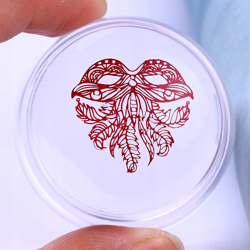 SILIKONOWY STEMPEL DO PAZNOKCI DUŻA POWIERZCHNIA STEMPLUJĄCA + ZDRAPKA Marka Born Pretty