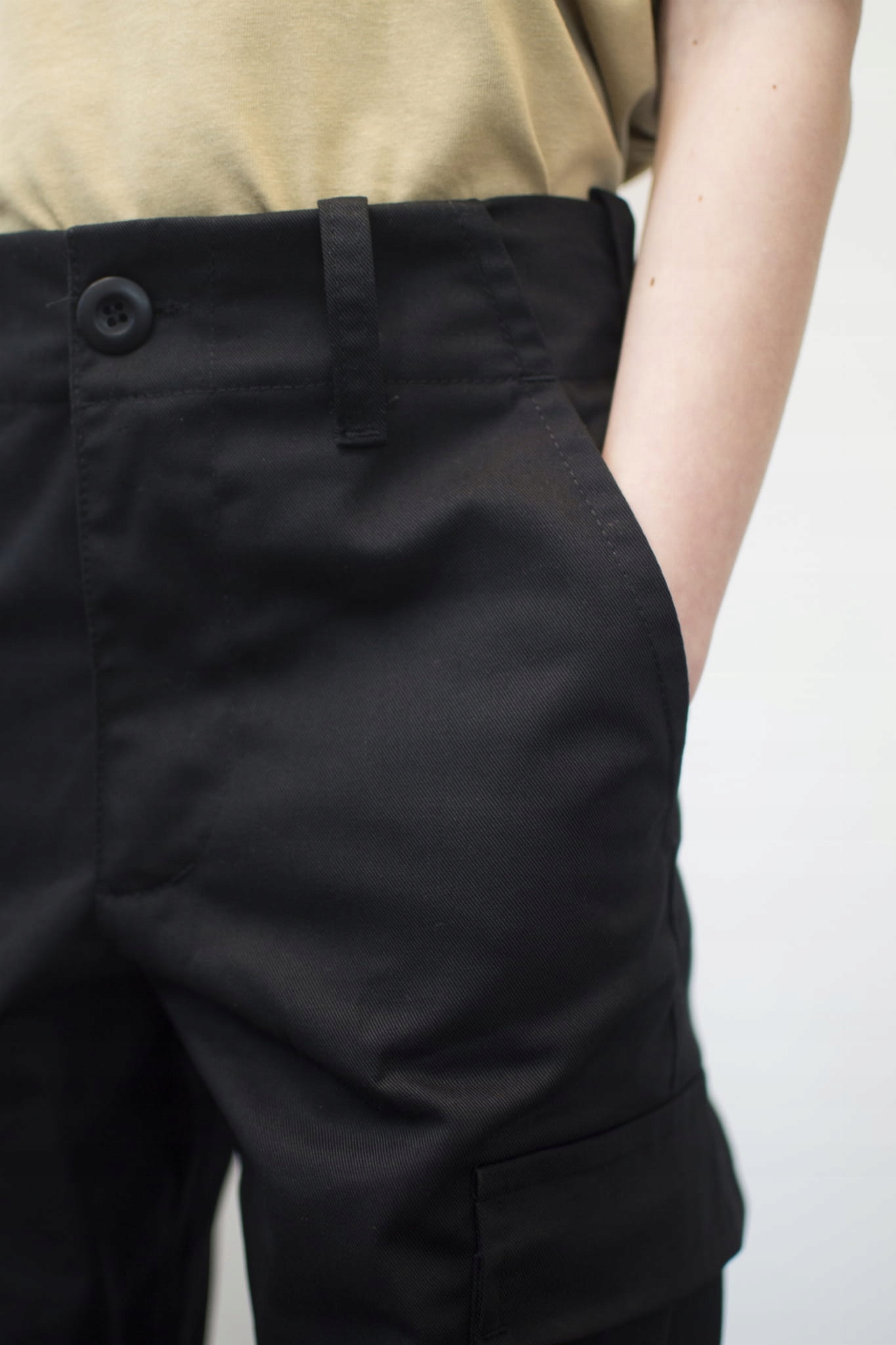 SPODNIE BOJÓWKI DZIECIĘCE BDU MOROWO WYTRZYMAŁE CIEPŁE WOJSKOWE 140 Fason bojówki