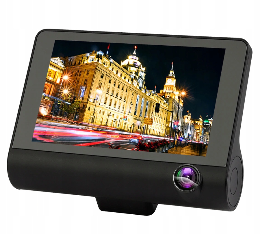 REJESTRATOR JAZDY VIDEO KAMERA COFANIA 3 KAMERY Ports AV memory card reader miniUSB