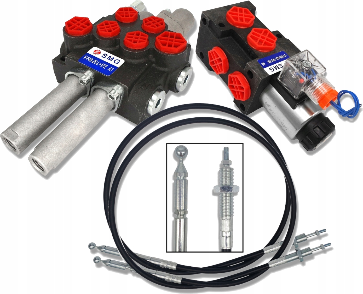 Rozdělovač 40 L Plovák Elektroventil 3 Sekce Tur