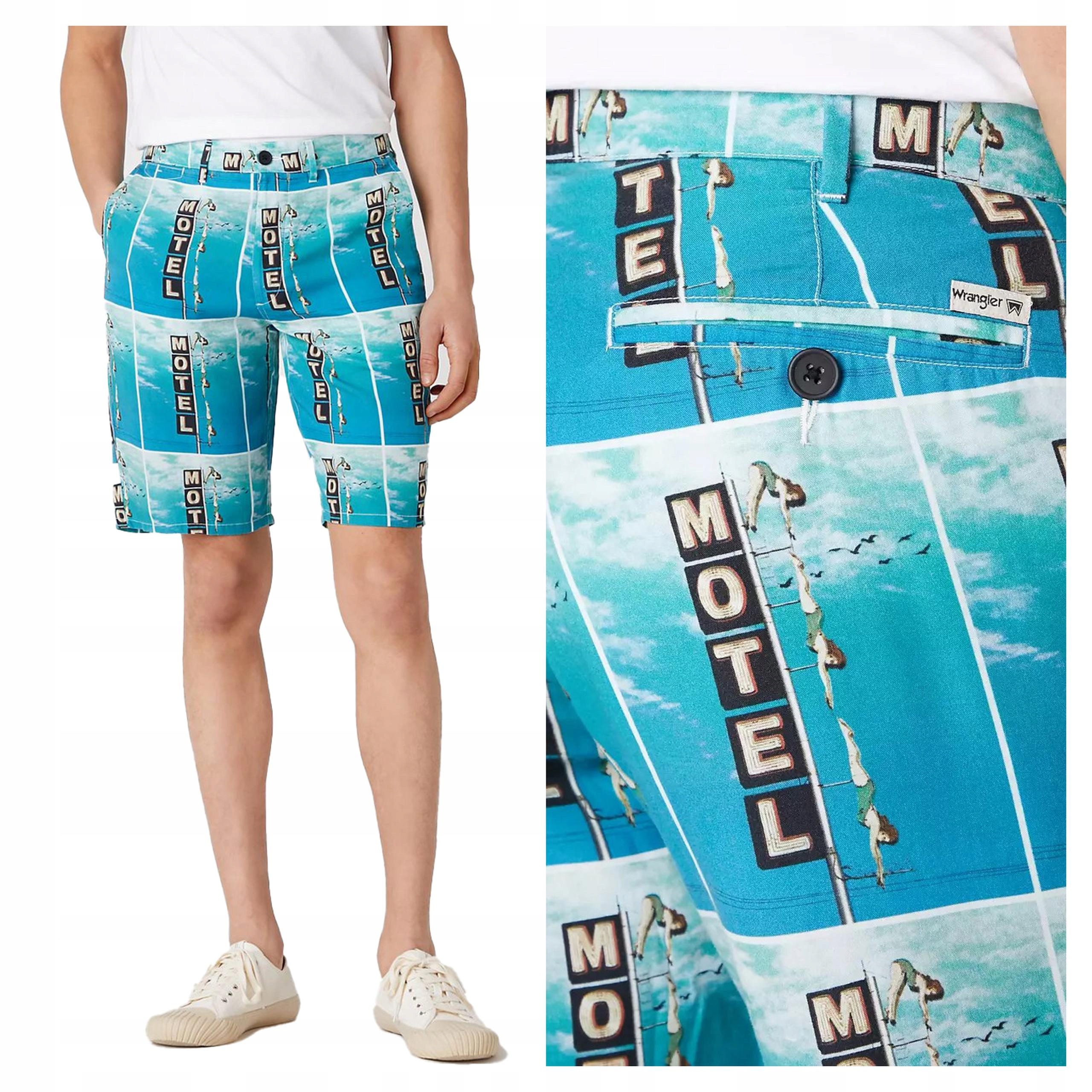 Pánské látkové šortky Wrangler Chino Short 32