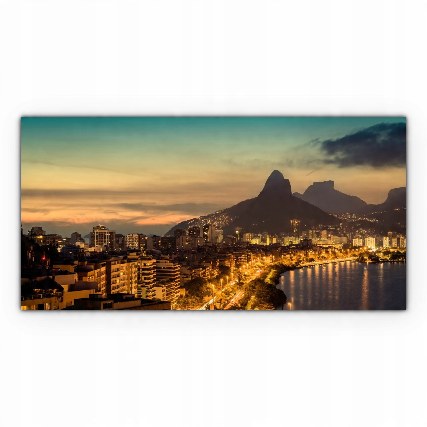

Canvas na ramie na ścianę 140x70 Rio Zachód Słońca