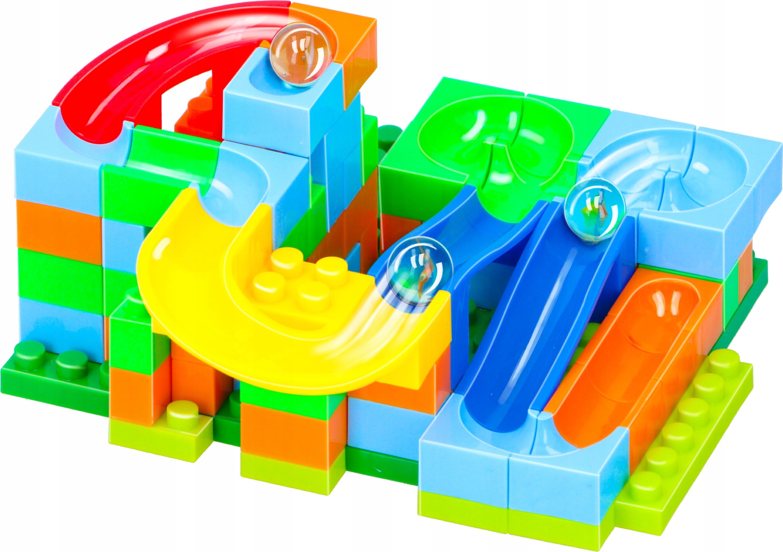

Tor kulkowy kulodrom zestaw duży Eddy Toys 98el