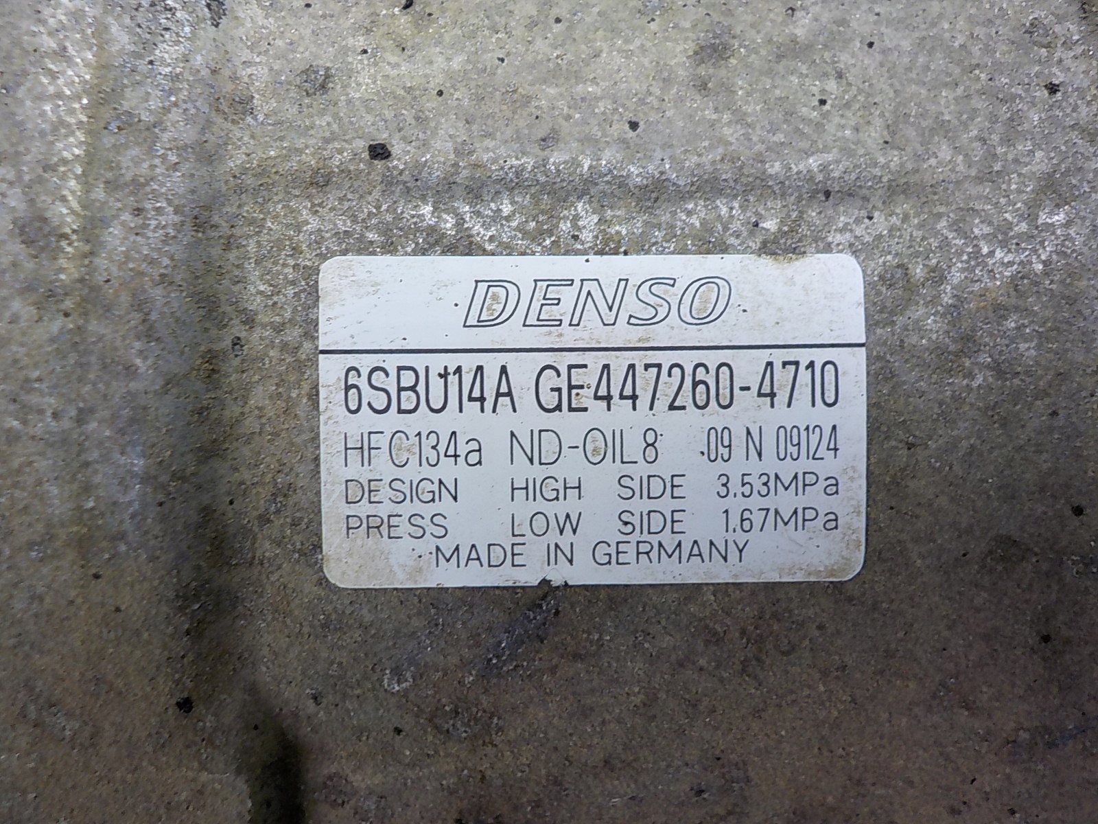 BMW 3 2.0 D kompresor pumpa klimatizaci 447260-4710