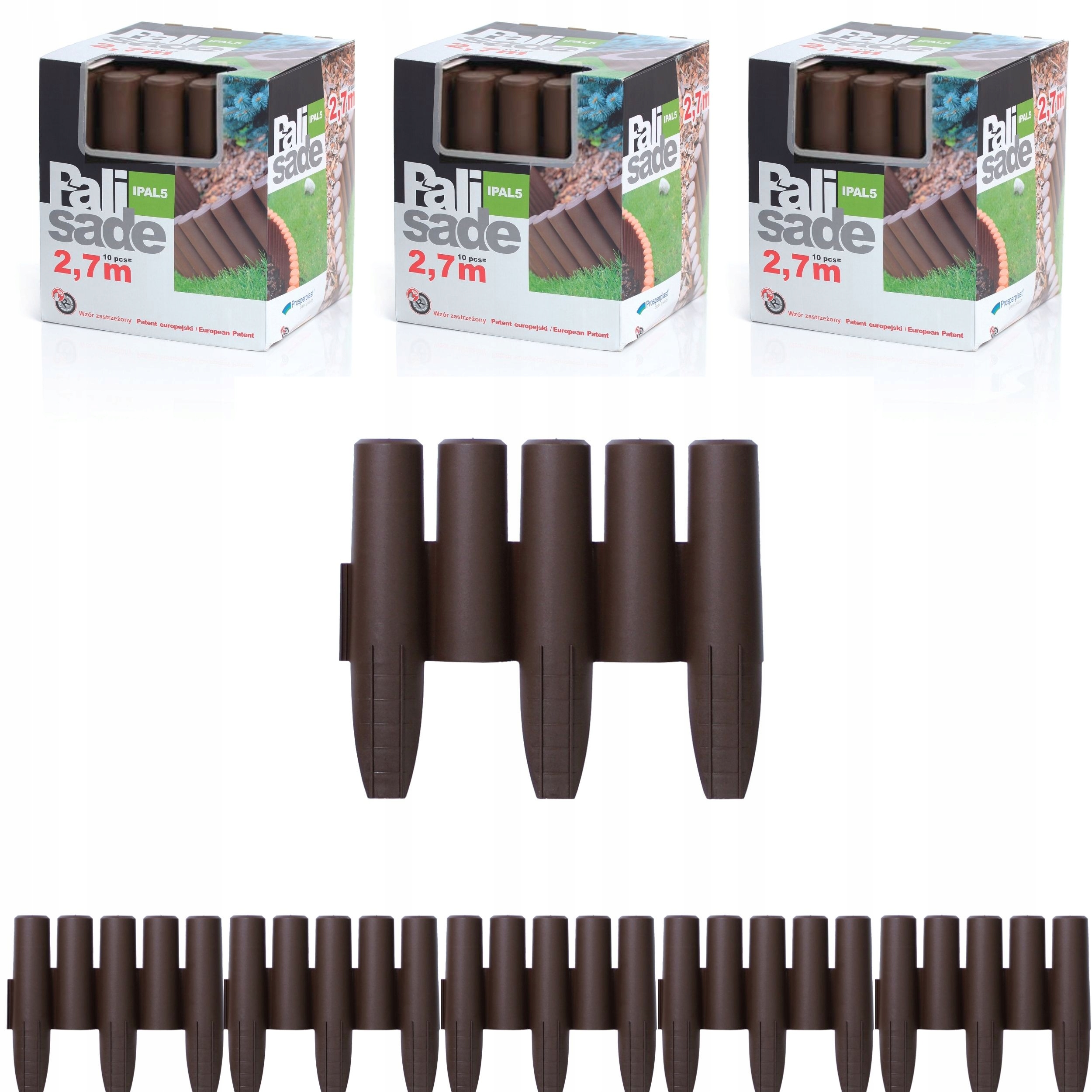 Záhradná palisáda vysoká IPAL5 Plot 8,1 m Okraj