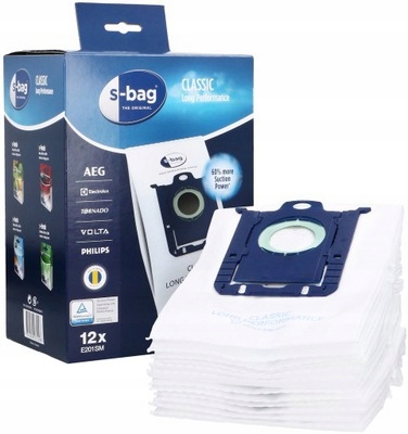 

12x Worki Electrolux Philips S-bag E201SM Oryginał