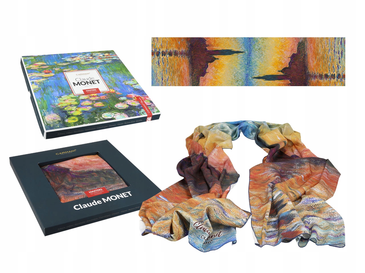 Dámská Šála Šátek Claude Monet San Giorgio Maggiore Dárek