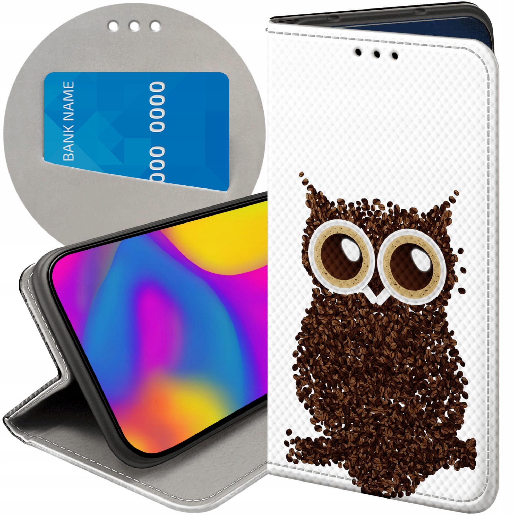 Etui Z Klapką Do Xiaomi Redmi A1 Kawa Coffe Kawusia Futerał Pokrowiec