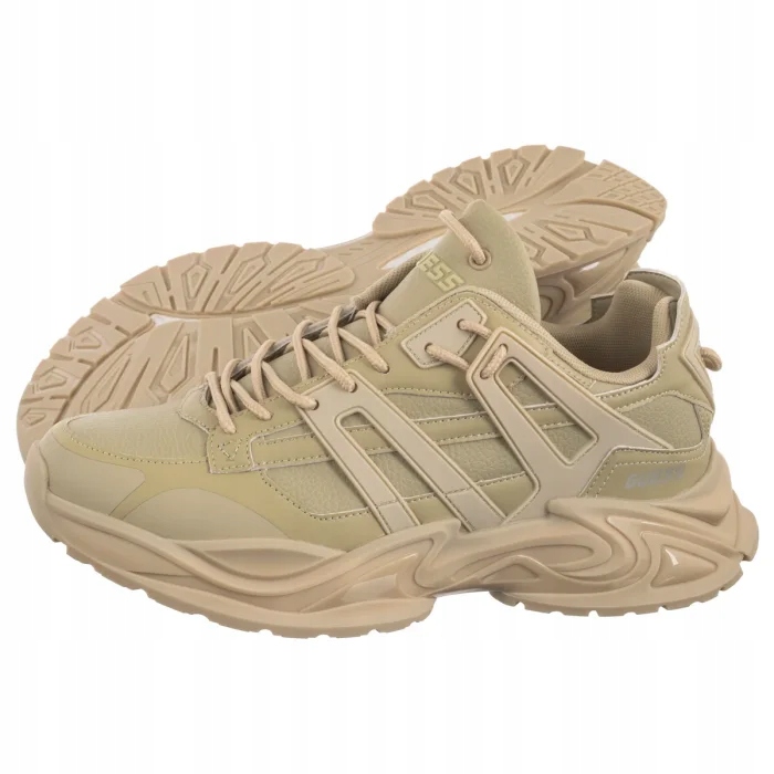 Dámské sportovní tenisky Guess Belluno Low Fmtbel Beige Béžová