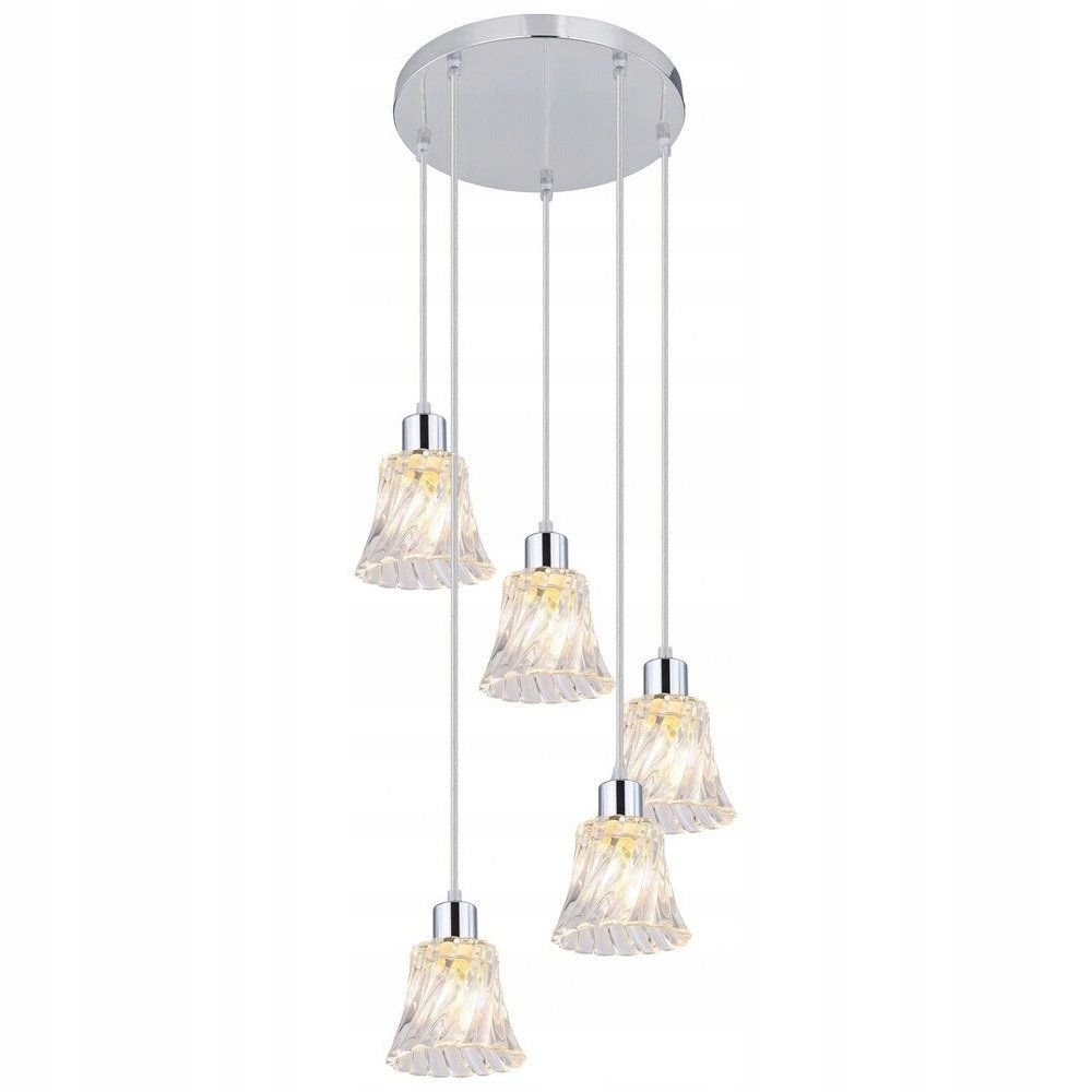 Klasická pětibodová závěsná lampa do obývacího pokoje
