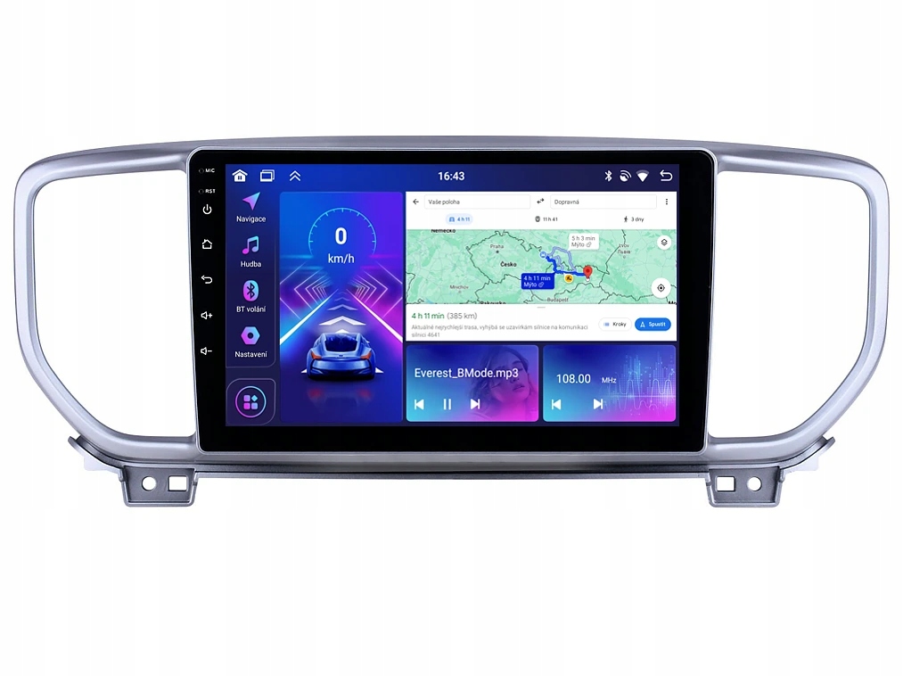 Bmode 2DIN autorádio BEV51 Android, Kia Sportage 4 KX5