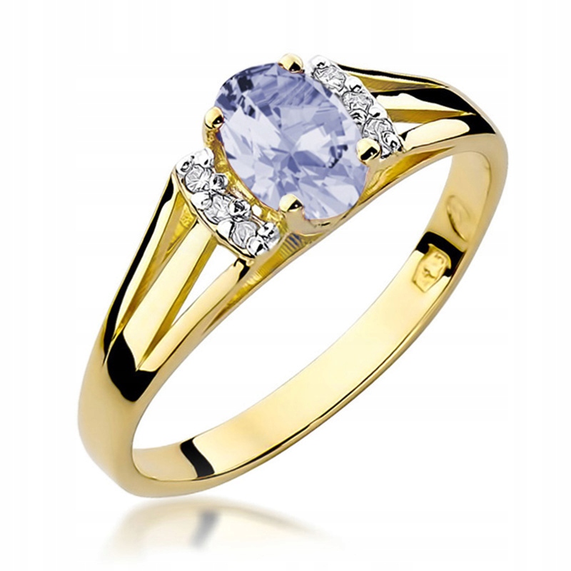 Prstýnek S Tanzanitem A Brilianty