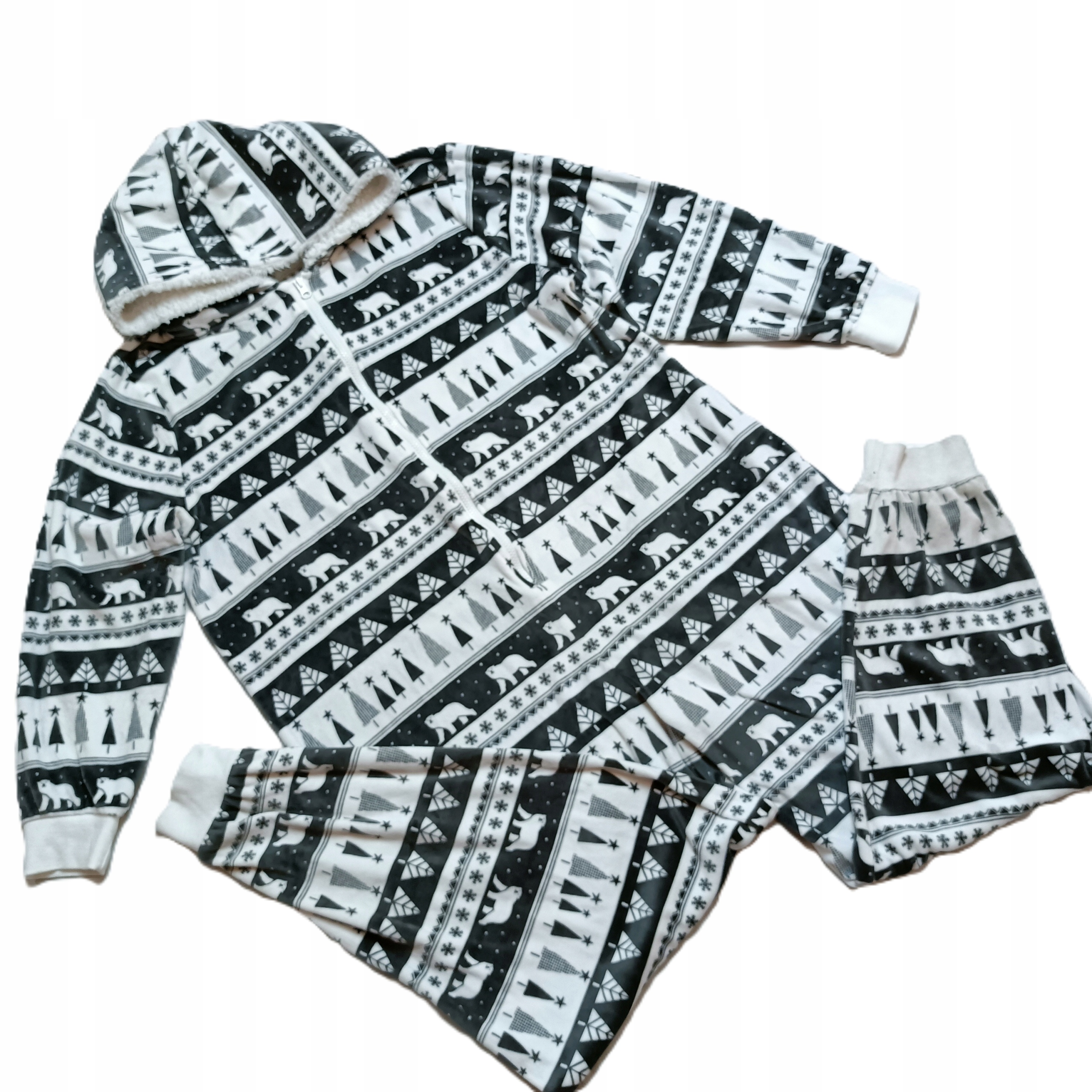 PAJAC PIŻAMA DO SPANIA DAMSKI PLUSZ CIEPŁY ROZM.XL__TU