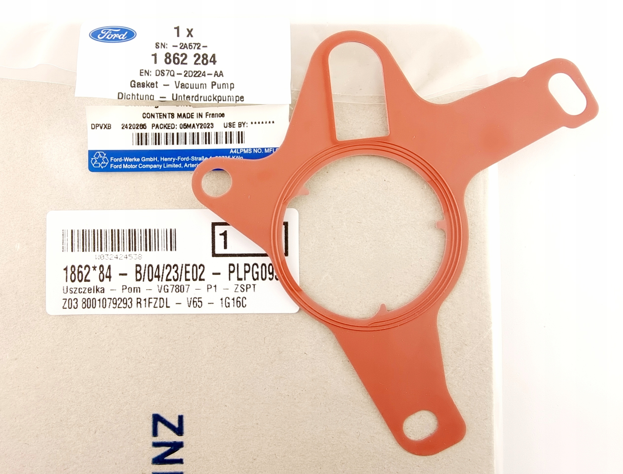 Těsnění Podtlakového Čerpadla Vacum 2.0 Tdci Ford Oe 1862284 DS7Q-2D224-AA